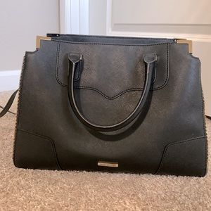 Rebecca Minkoff Black Gold Detail Bag